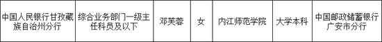 3名邮储银行员工，考上人民银行